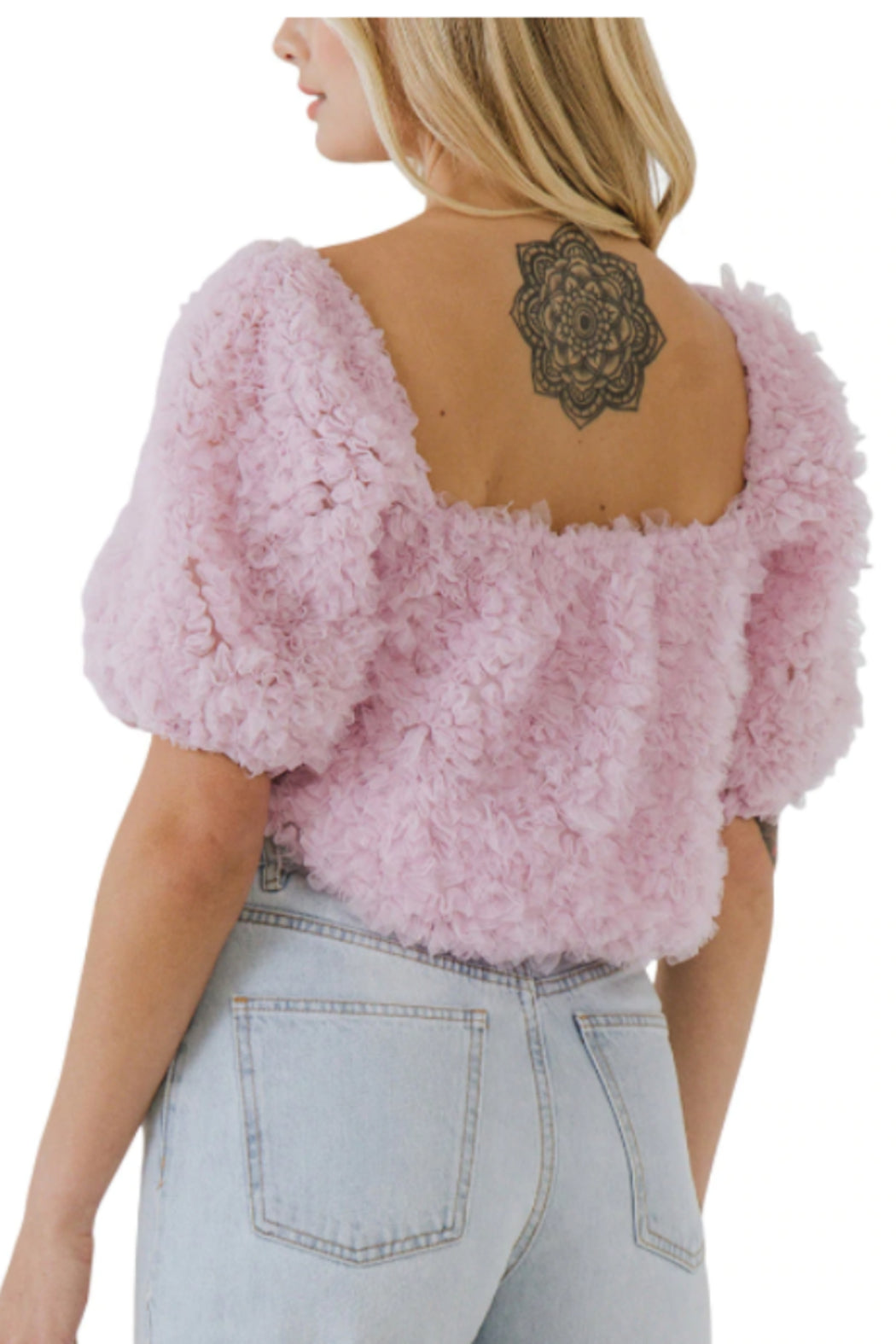 Mesh Flower Top