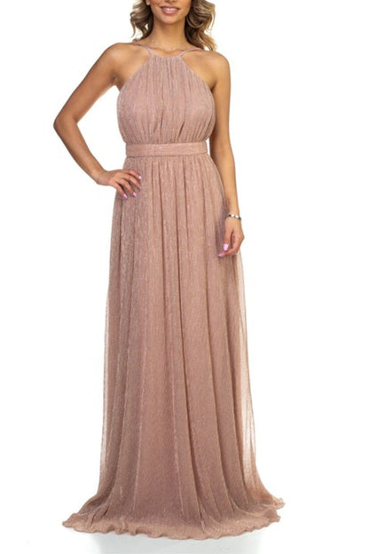 Metallic Ethereal Gown