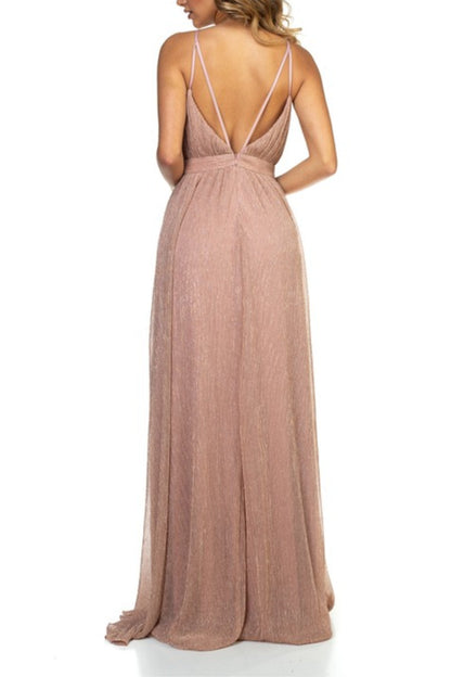 Metallic Ethereal Gown