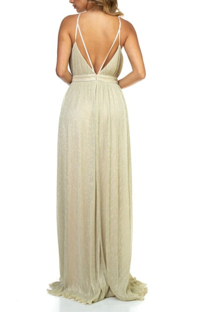 Metallic Ethereal Gown