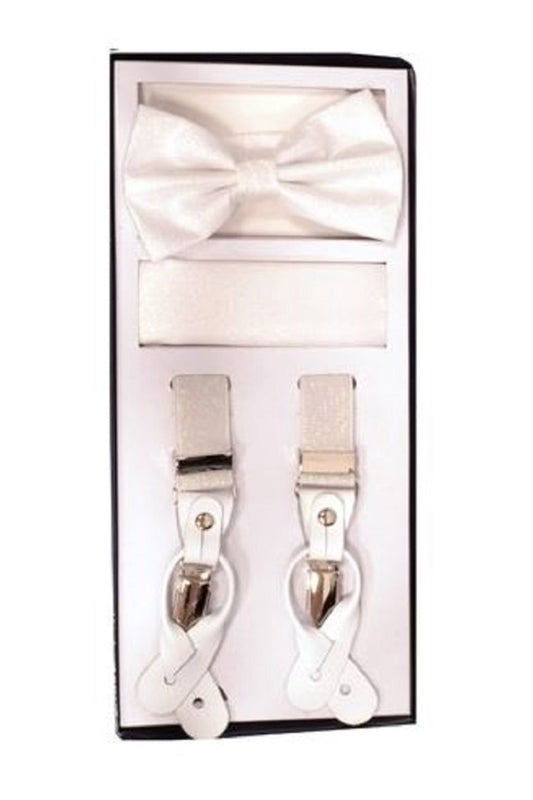 Metallic Pearl Suspender Set
