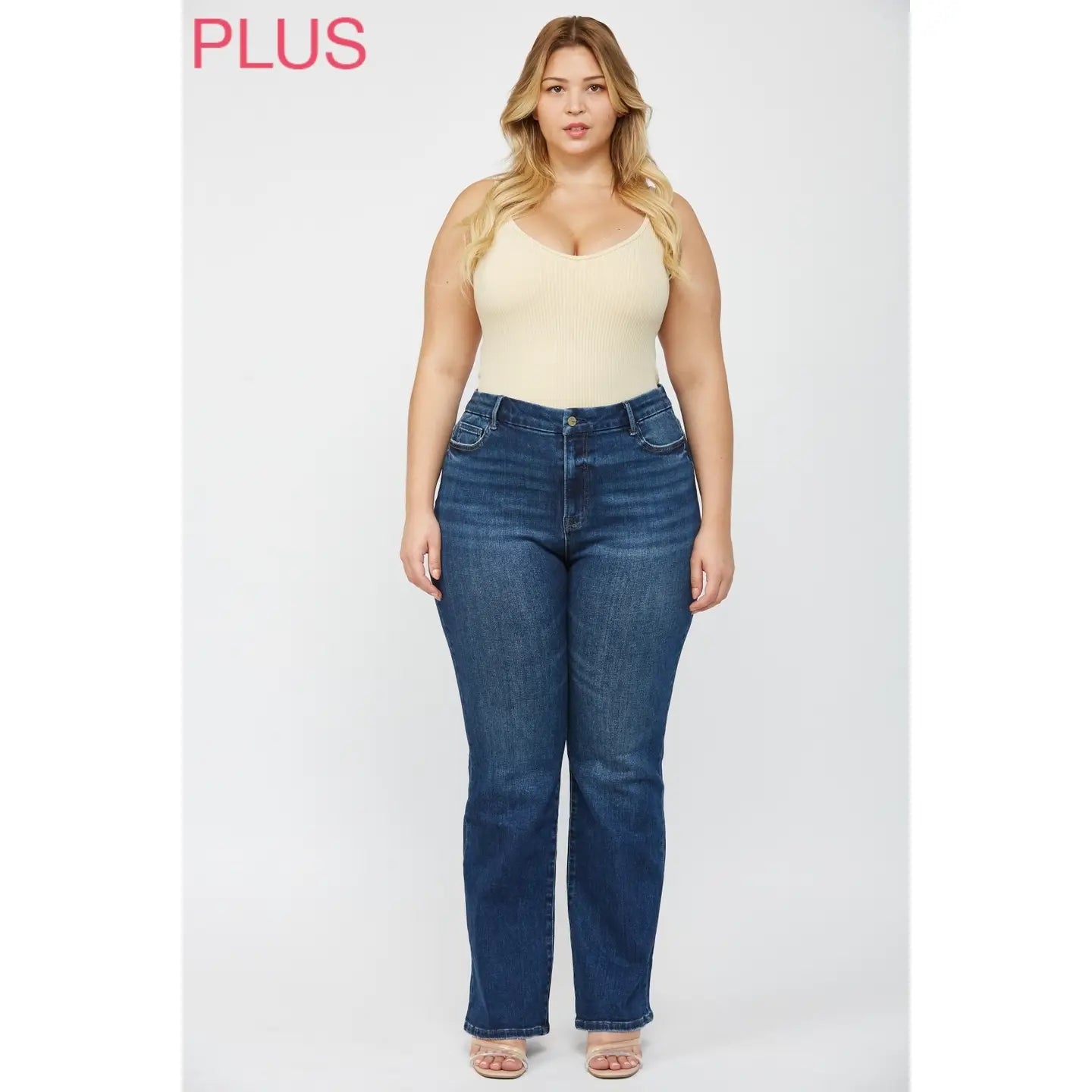 Mica Denim High Rise Boot Cut Denim Jeans
