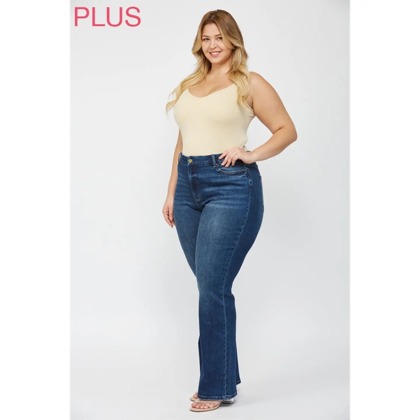 Mica Denim High Rise Boot Cut Denim Jeans