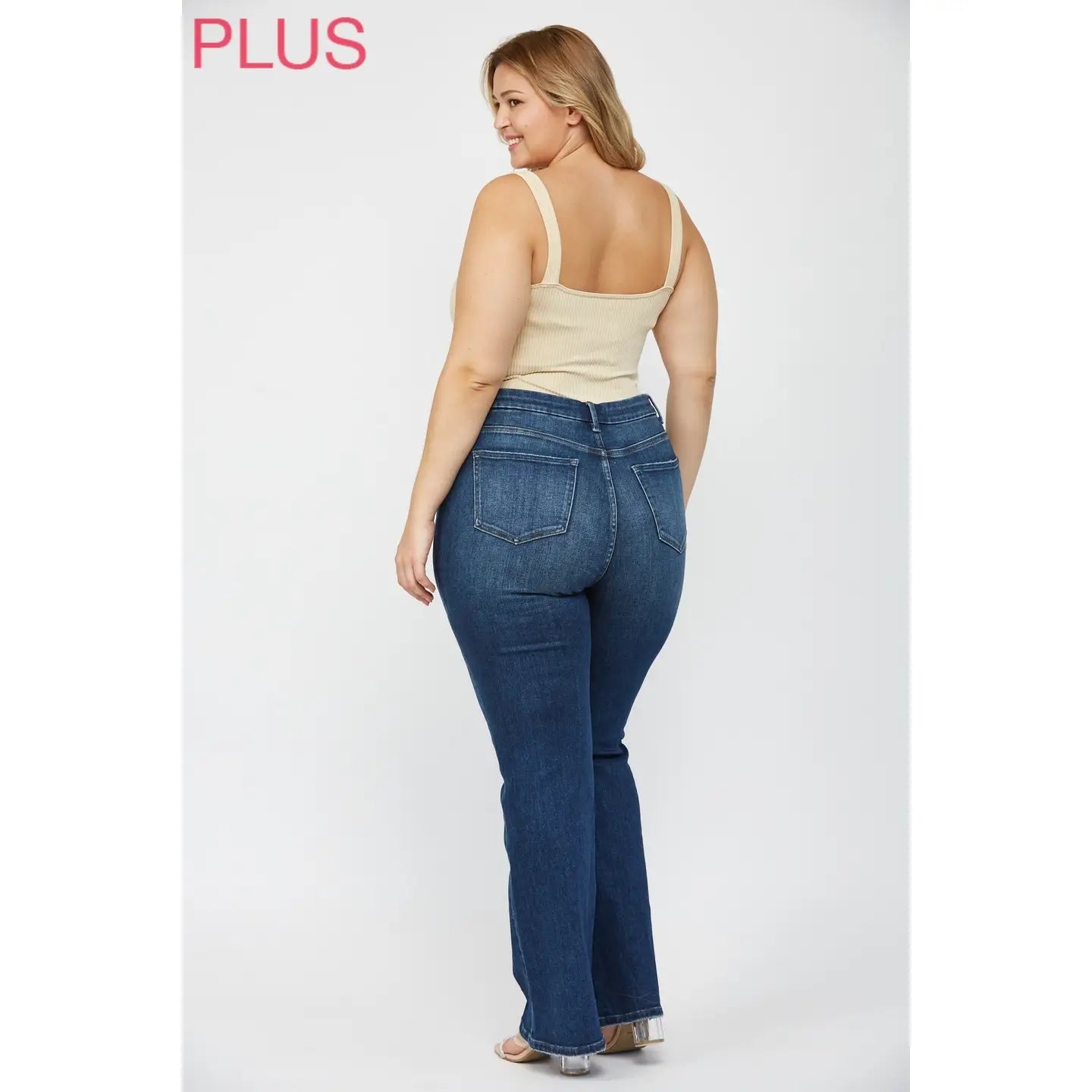 Mica Denim High Rise Boot Cut Denim Jeans