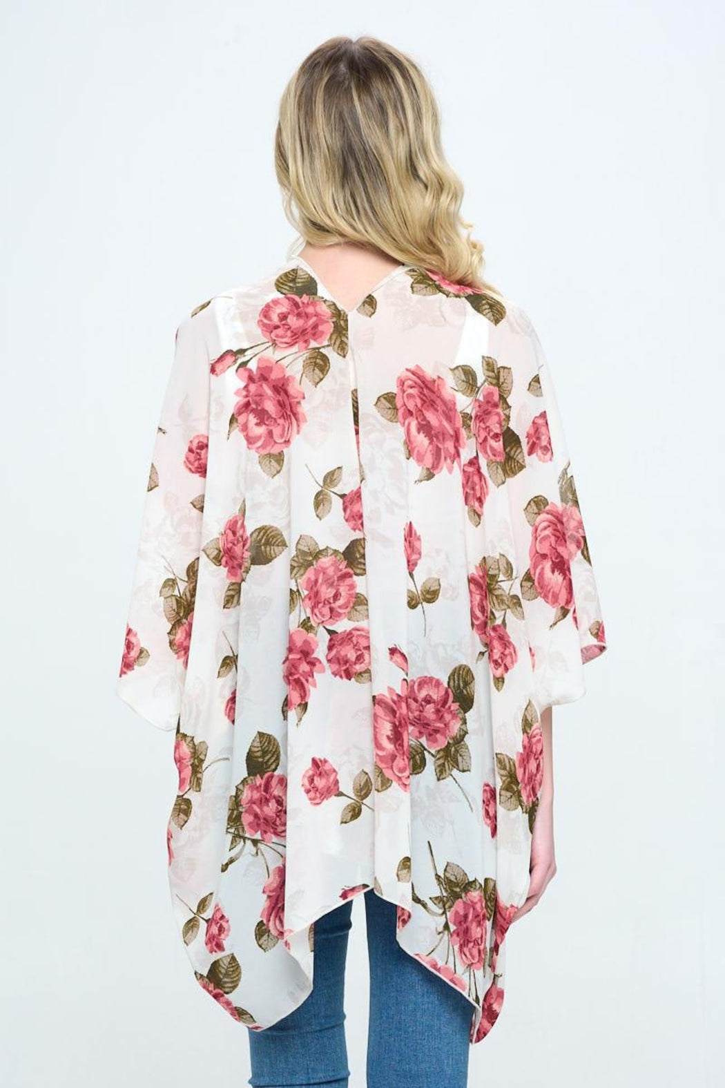 Loose Fit Kimono Cardigan Top With