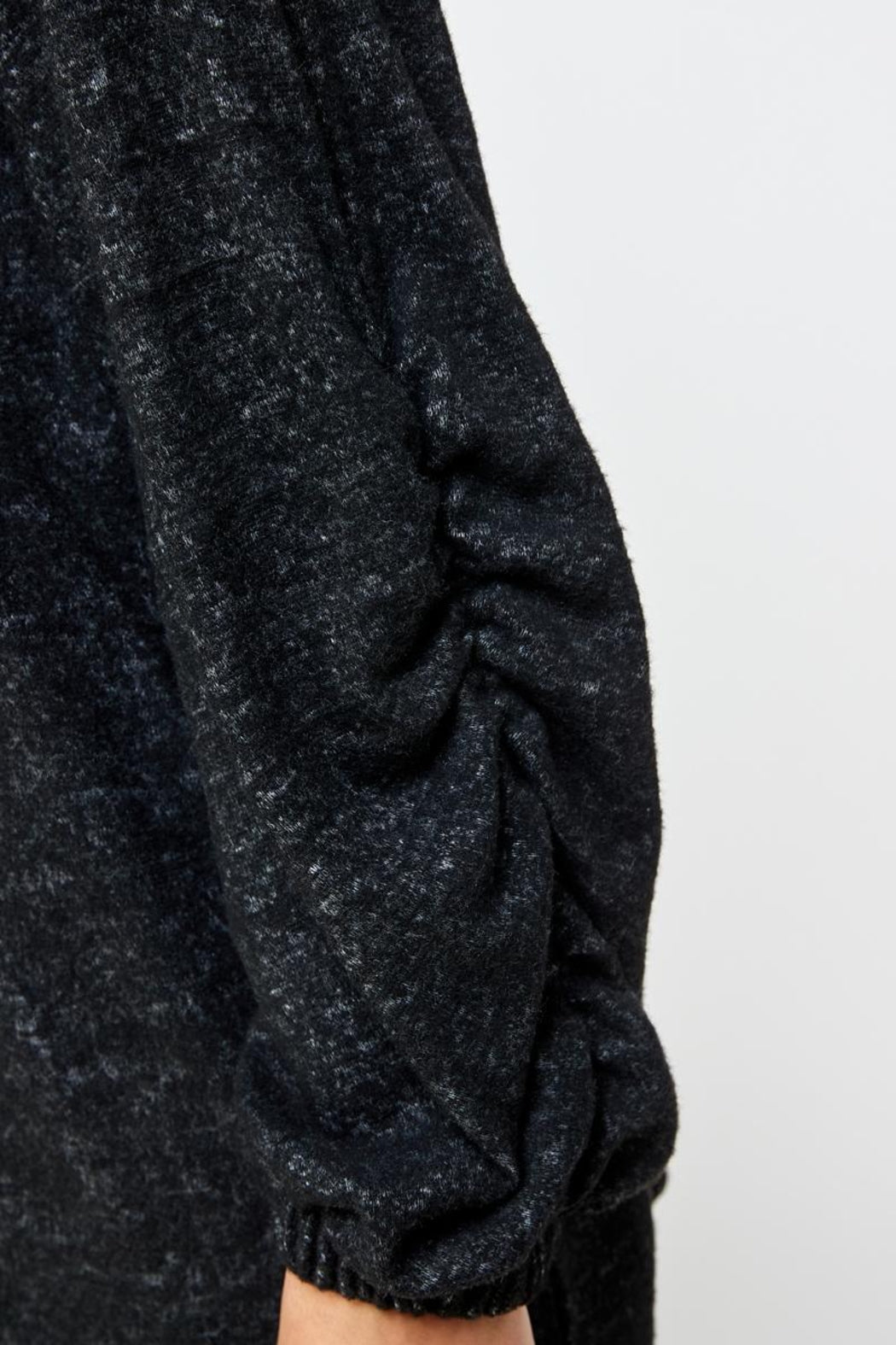Brushed Knit Screen Print Loose Fit Swaeat Shirts