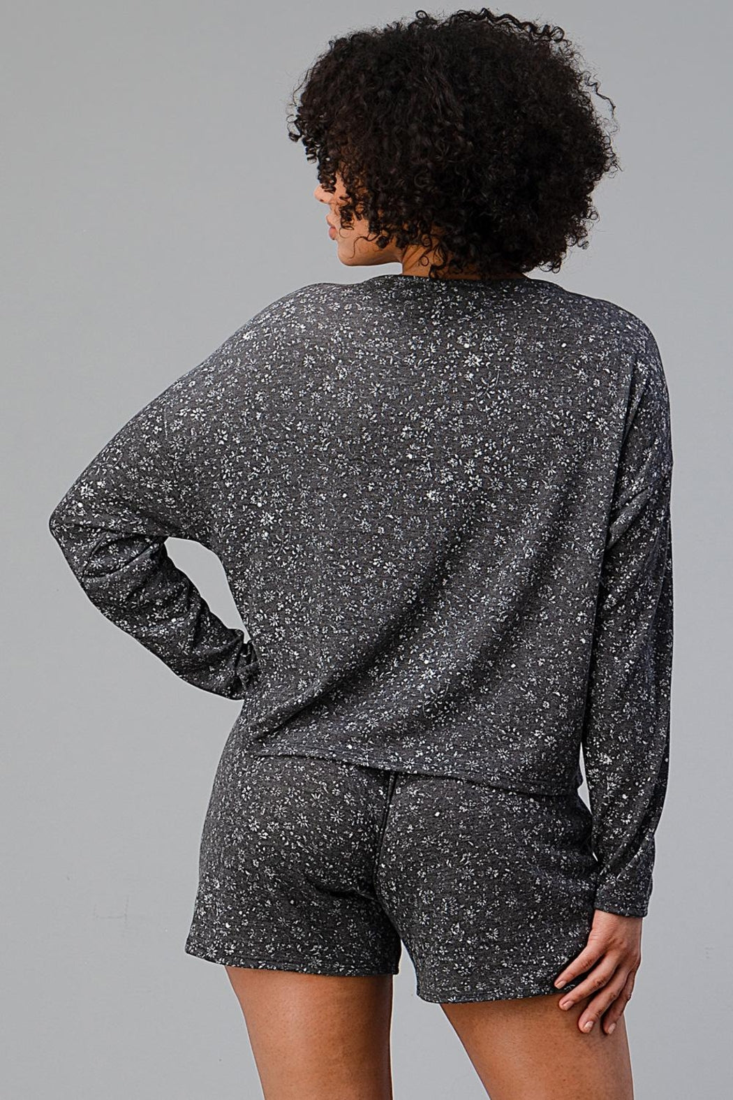 Ditsy Floral Short Lounge Wear Set
