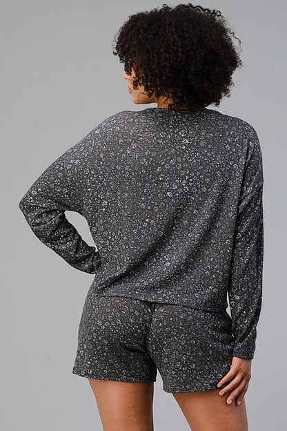 Ditsy Floral Short Lounge Wear Set