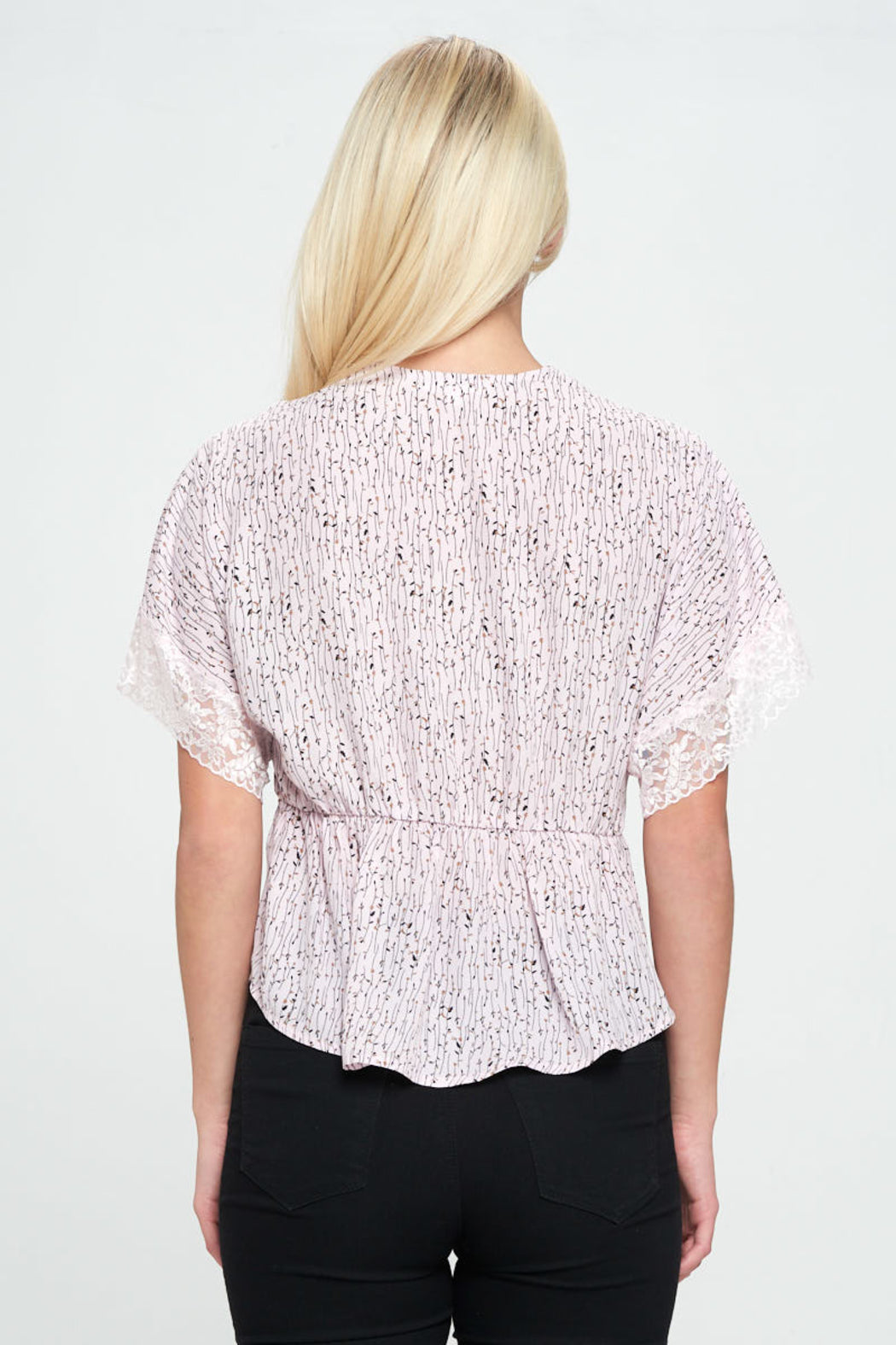 Dolman Sleeve V Neck Fashion Casual Top