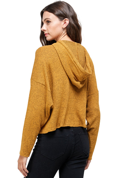 Hooded Hoodie Sweatshirt Top