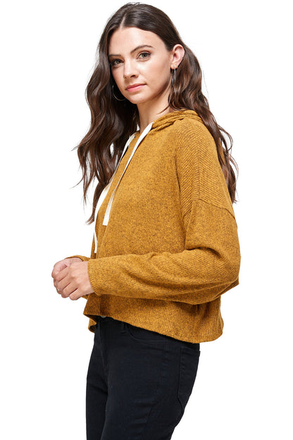 Hooded Hoodie Sweatshirt Top
