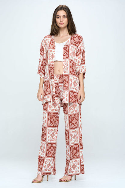 Loose Fit Kimono Top