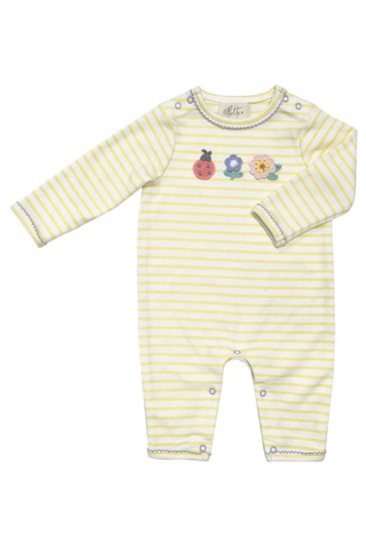 MINI BLOOM CROCHET BABYGRO