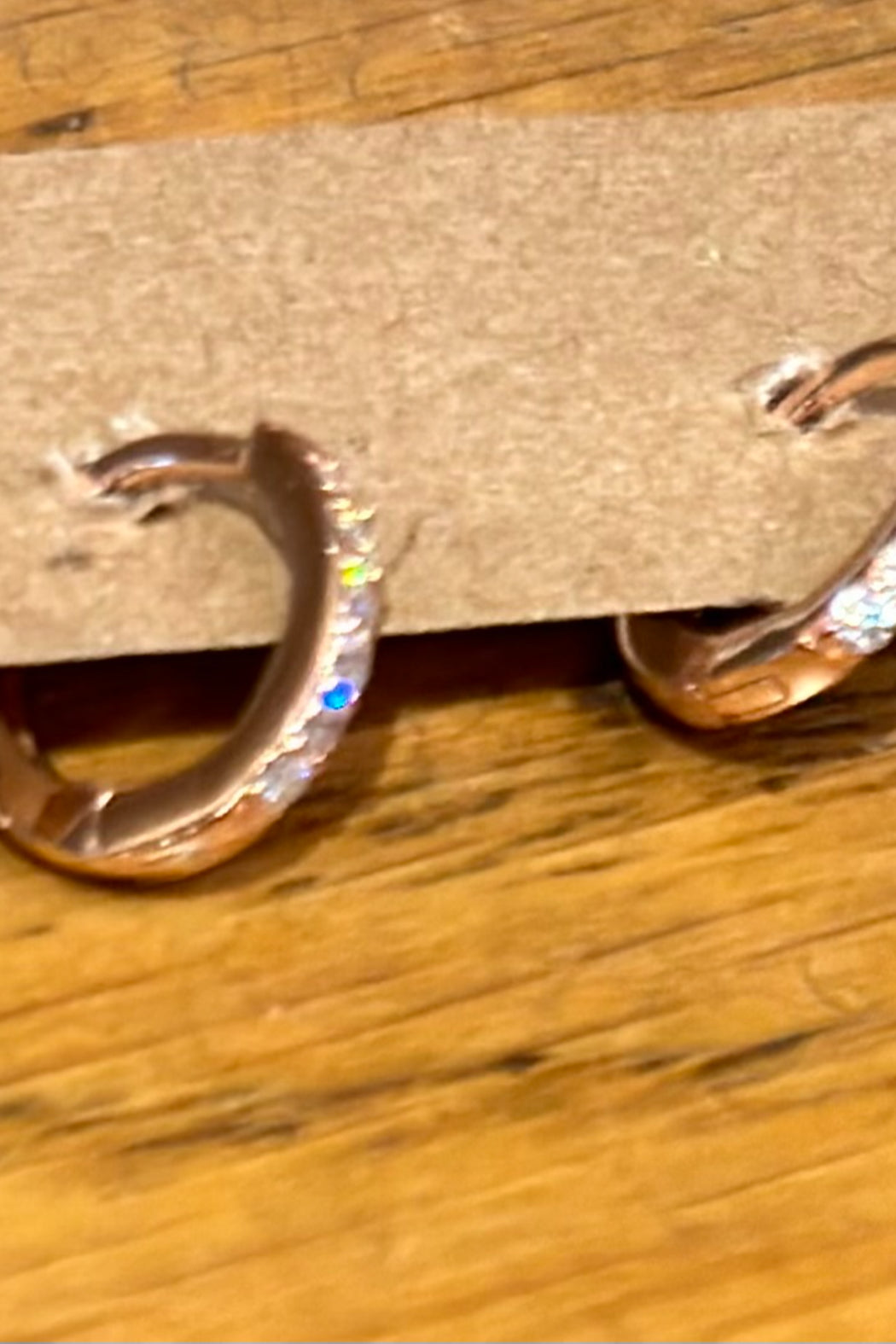Mini CZ Huggie Hoop Earrings