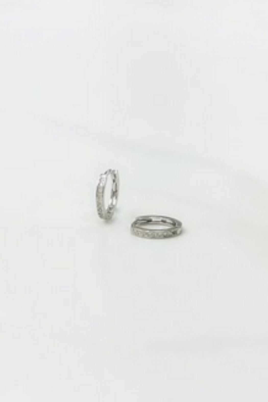 Mini CZ Huggie Hoop Earrings