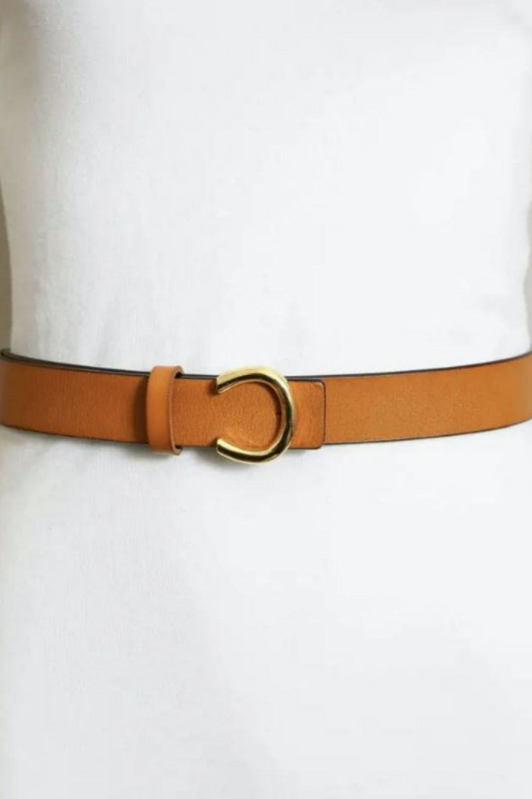 Minimalist Gold Horseshoe Belt