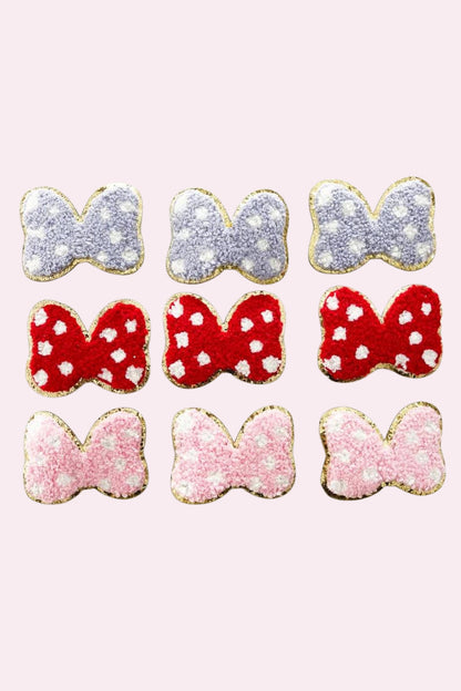 Minnie Bow Iron-On Patch