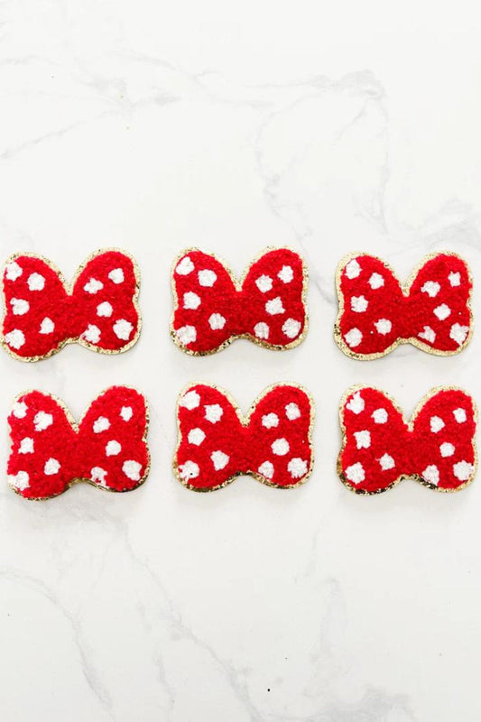 Minnie Bow Iron-On Patch