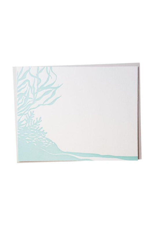 Mint Reef Letterpress Card Set