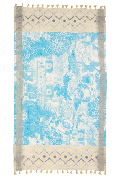 Misty Mixed Bordered Scarf