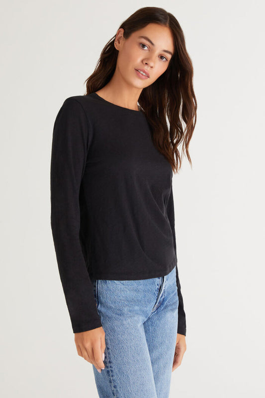 Modern Slub Long Sleeve Tee F22