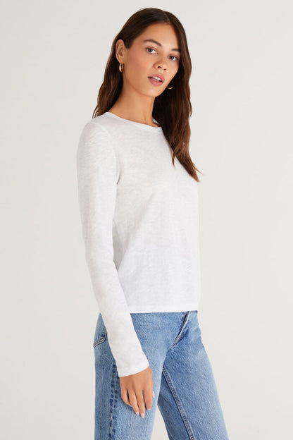 Modern Slub Long Sleeve Tee F22