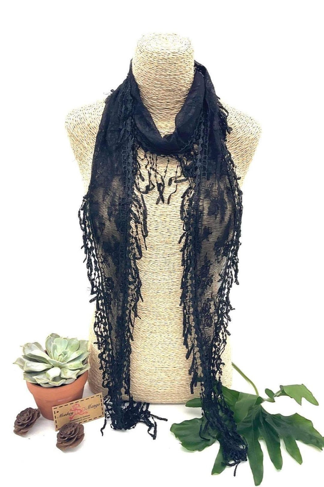 Floral Lace Scarf