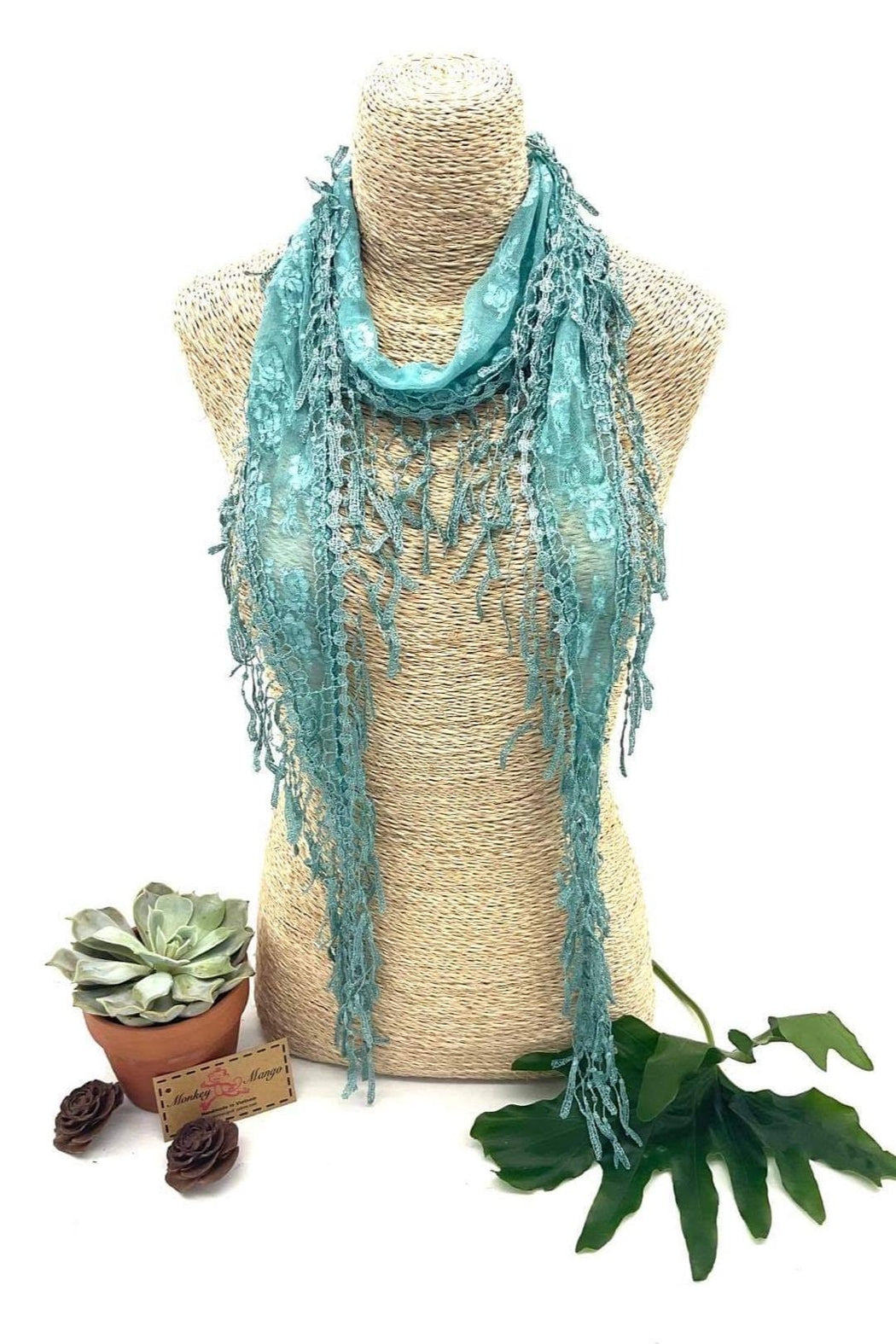 Floral Lace Scarf
