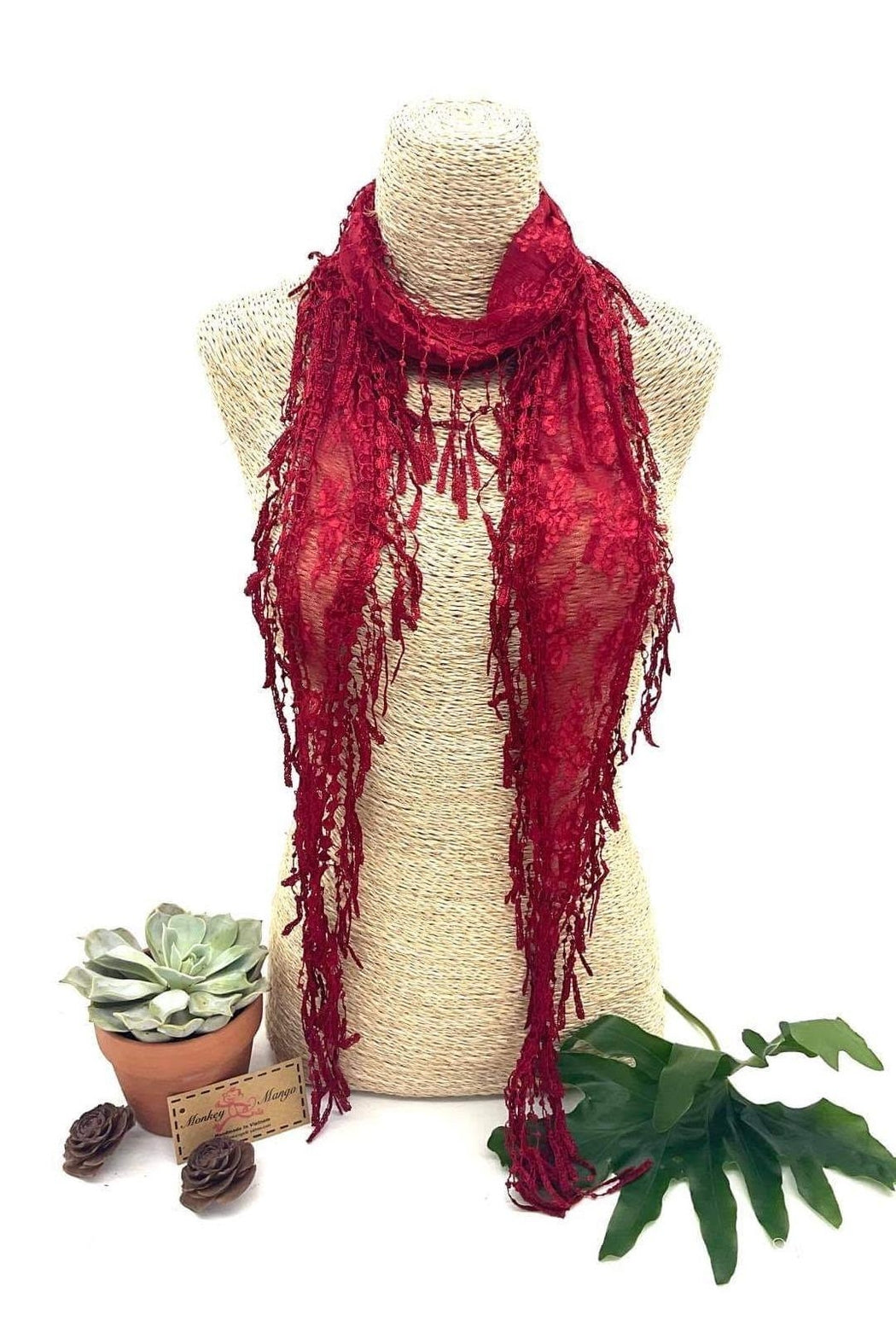 Floral Lace Scarf