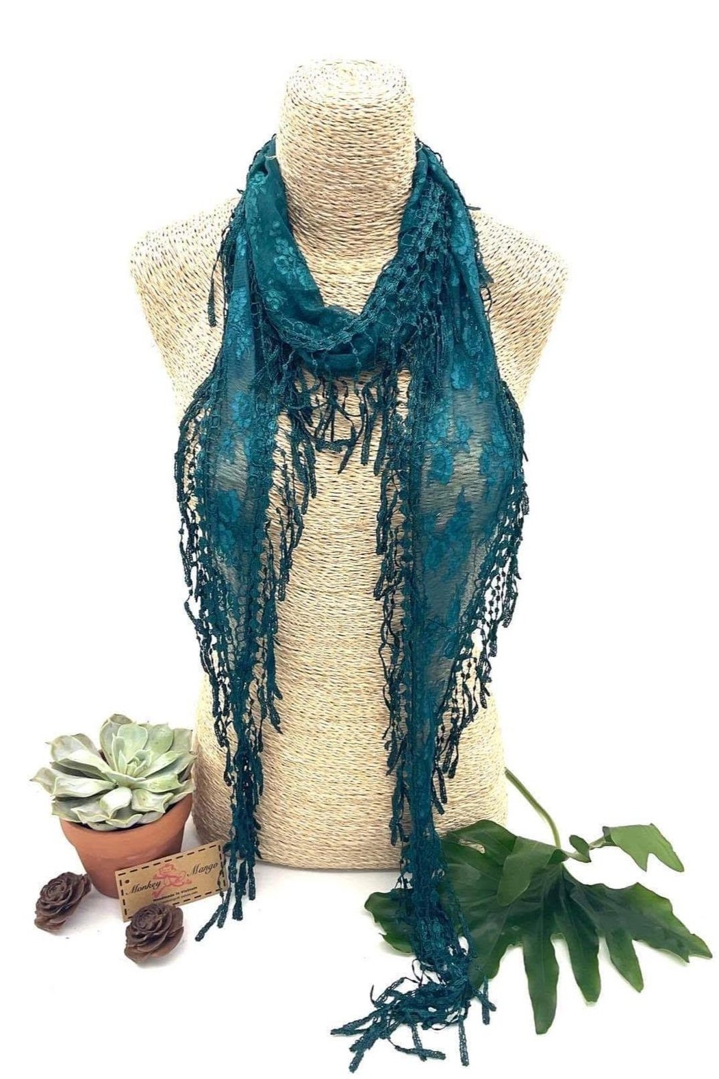 Floral Lace Scarf