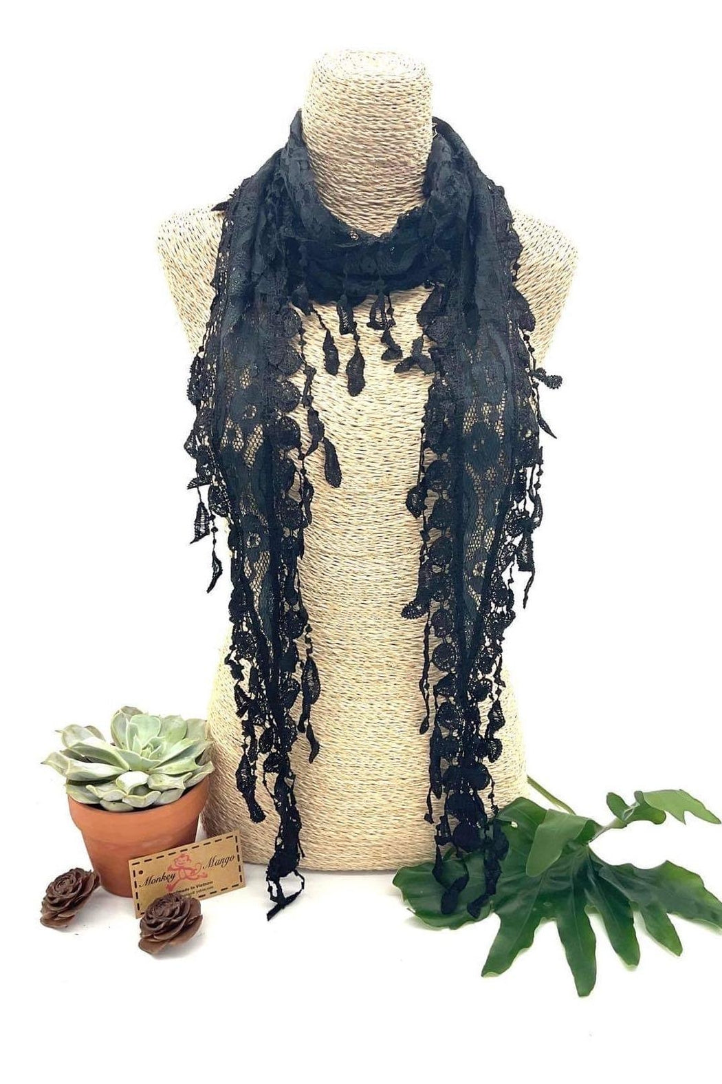 Leaf Lace Scarf