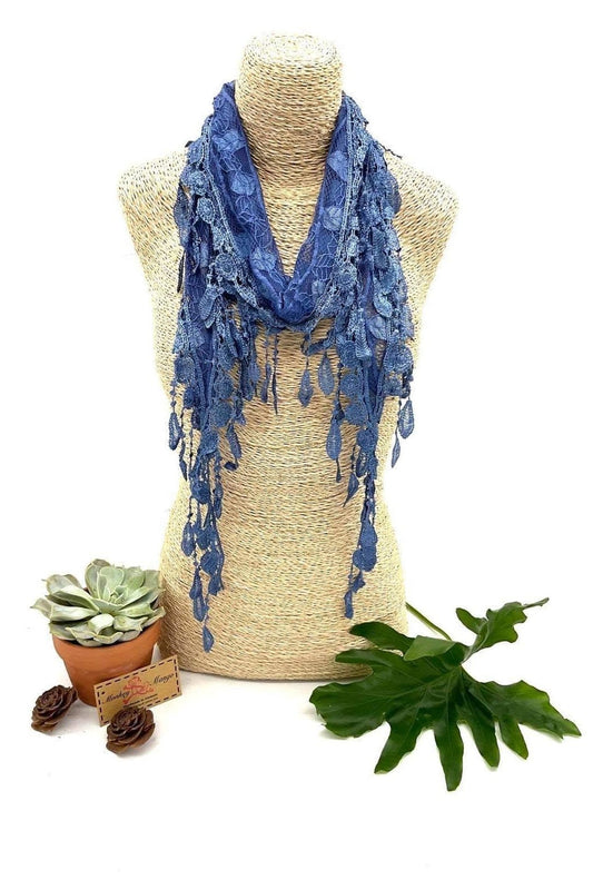 Leaf Lace Scarf