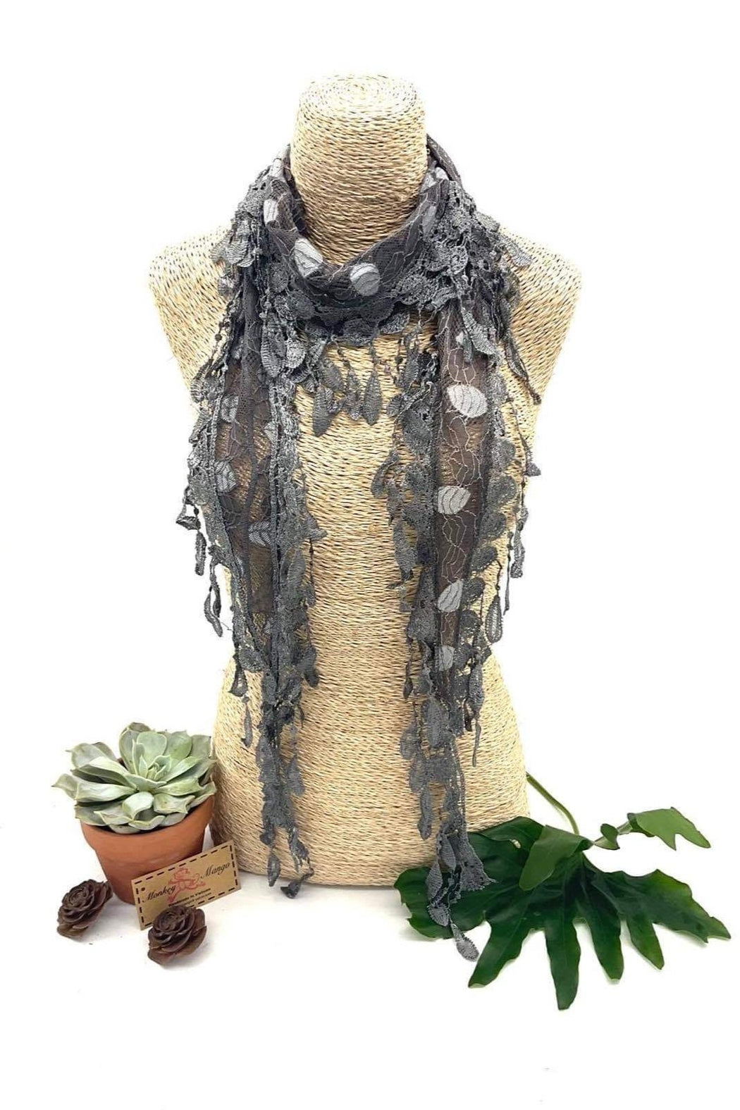Leaf Lace Scarf