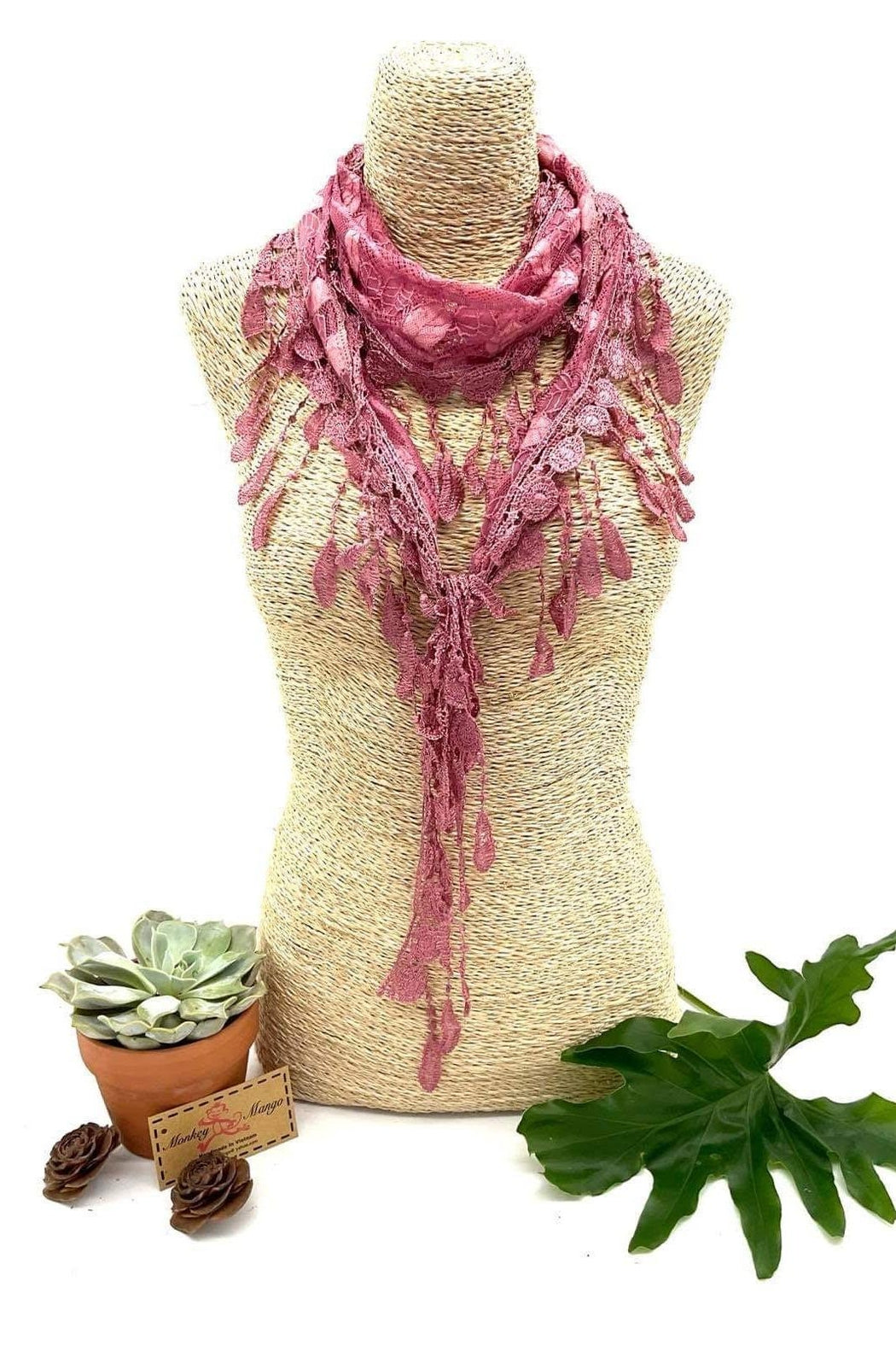 Leaf Lace Scarf