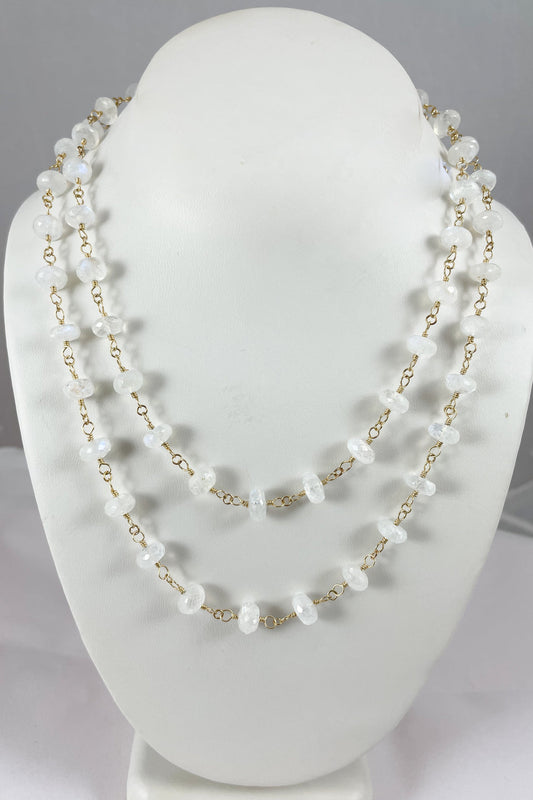 Moonstone Roundel Necklace