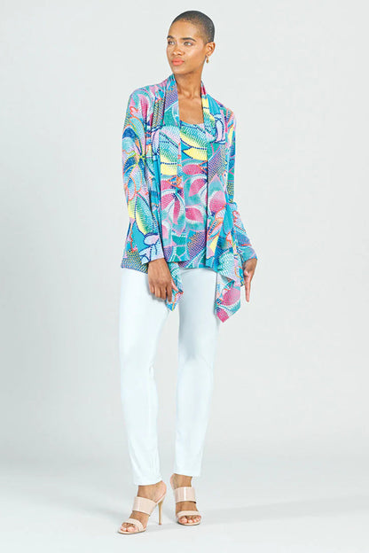 Mosaic Print Cardigan-Set