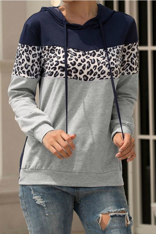 Leopard Print Hoodie