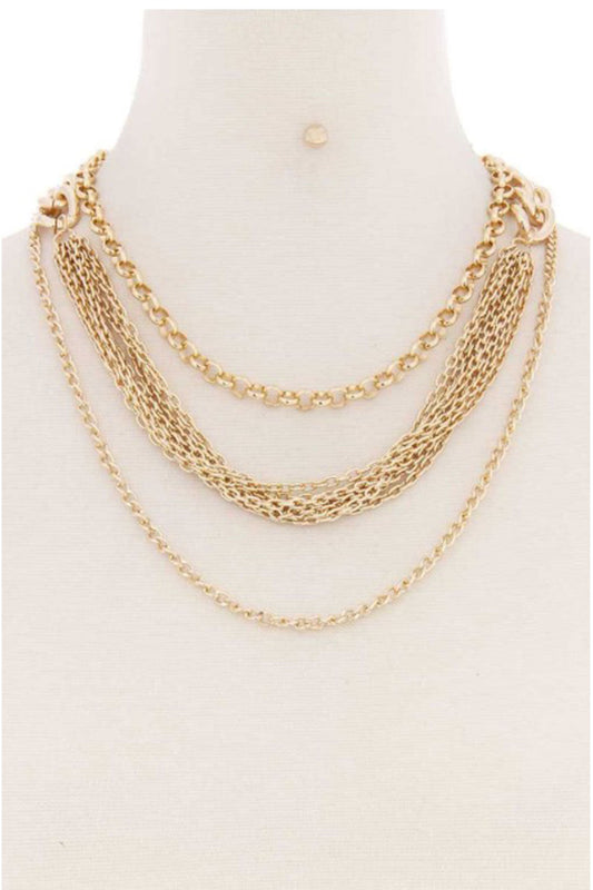 Multi Layer Chain Necklace