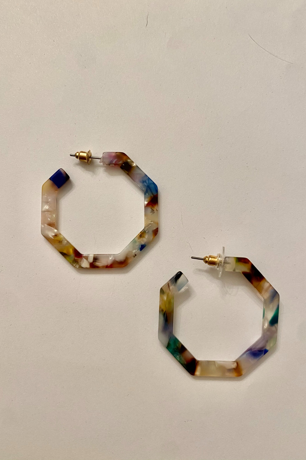 Multi Resin Hexagon Hoops