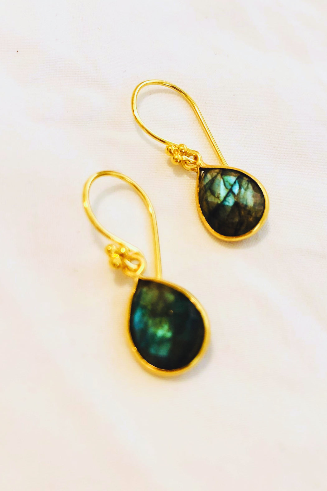 Natural Gemstone Dangle Earring