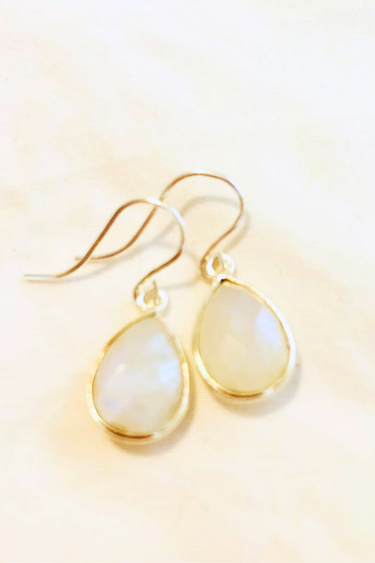 Natural Gemstone Dangle Earring