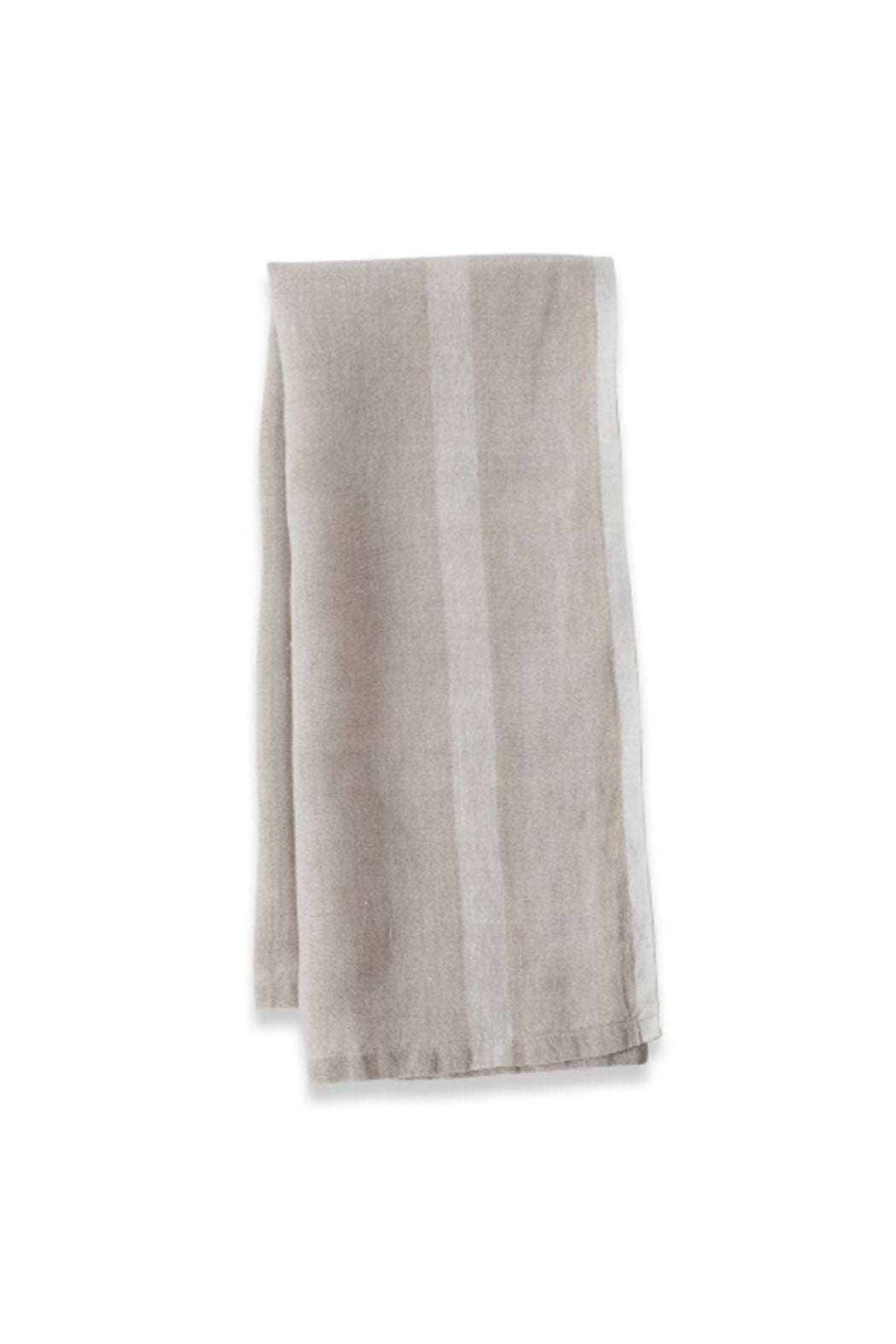 Natural/White Linen Towel