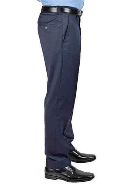 Navy Blue Slim Fit Dress Pants
