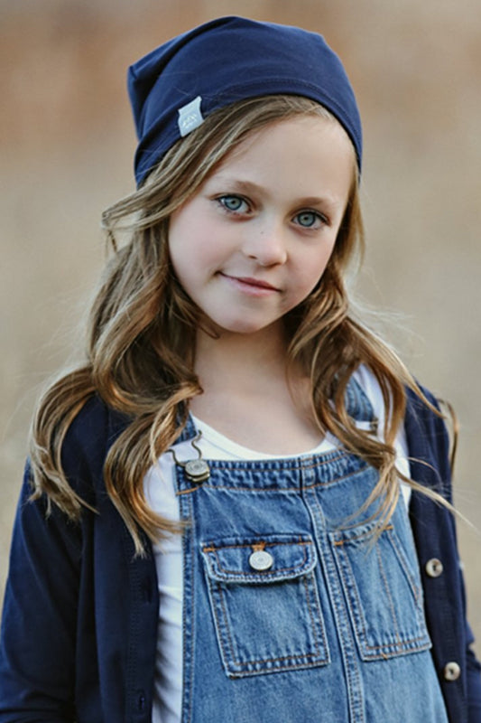 Navy Kids Beanie