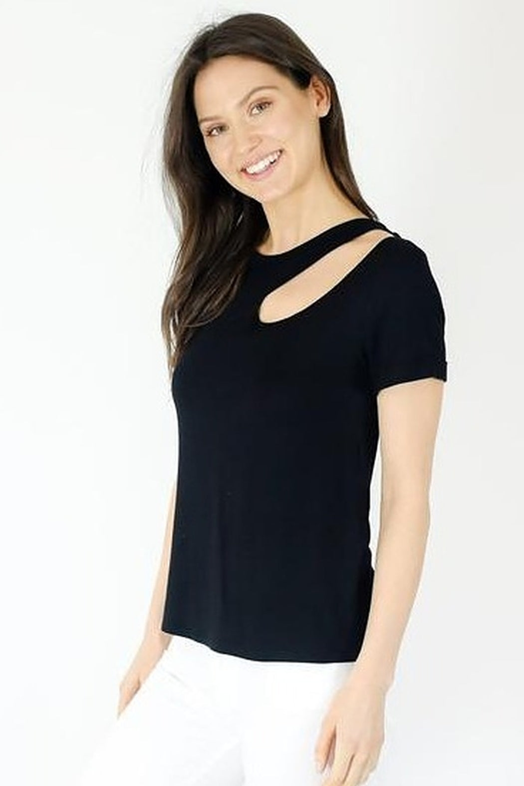 Neckline Cutout TShirt