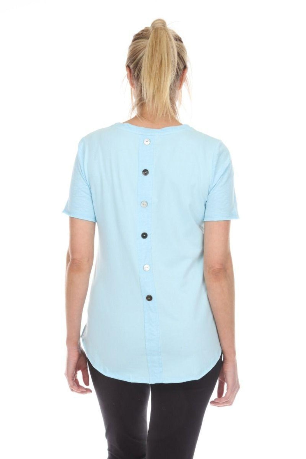 Raw Edge Hem Tee