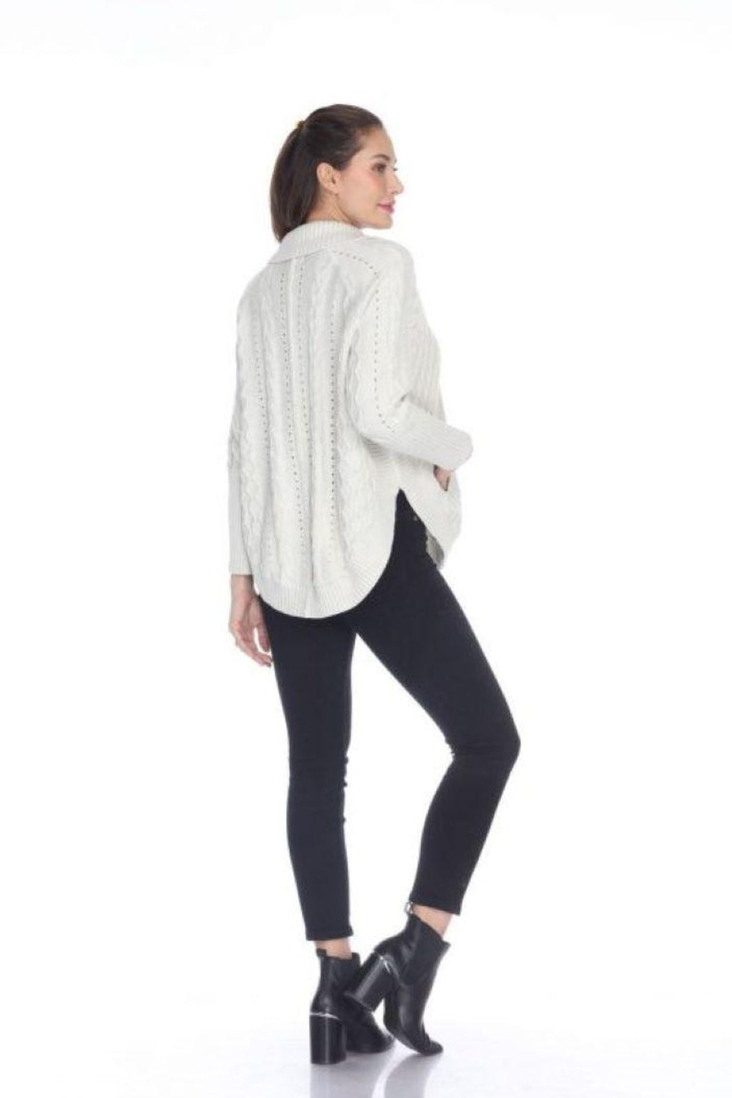 Rounded Hem Cardigan