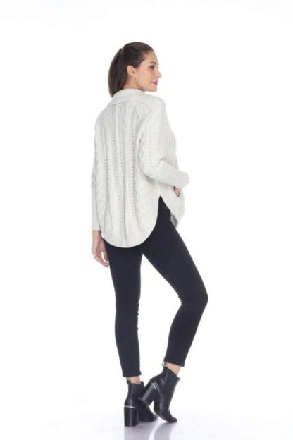 Rounded Hem Cardigan