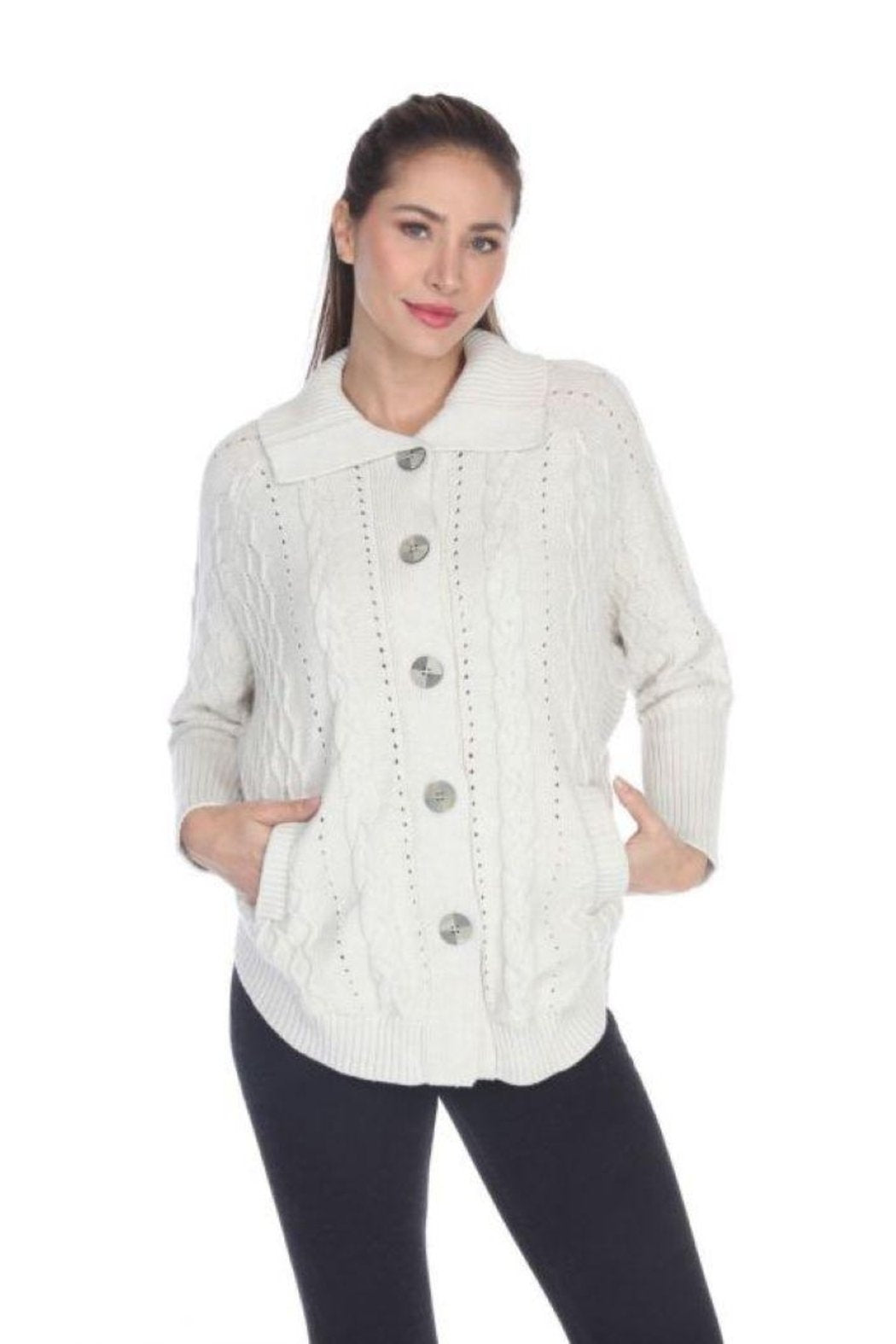 Rounded Hem Cardigan