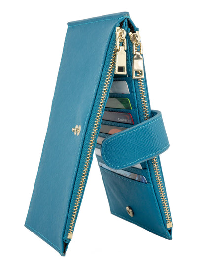 RFID Blocking Bifold Multi Card Case Wallet with CDC Card Slot